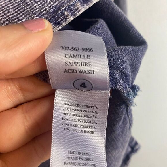 Rails Camille Top Sapphire Acid Wash - Picture 10 of 16